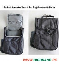 Embark Insulated Lunch Box Bag Pouch with Bottle